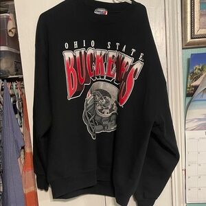 Champion Black Ohio State Crewneck Sweater